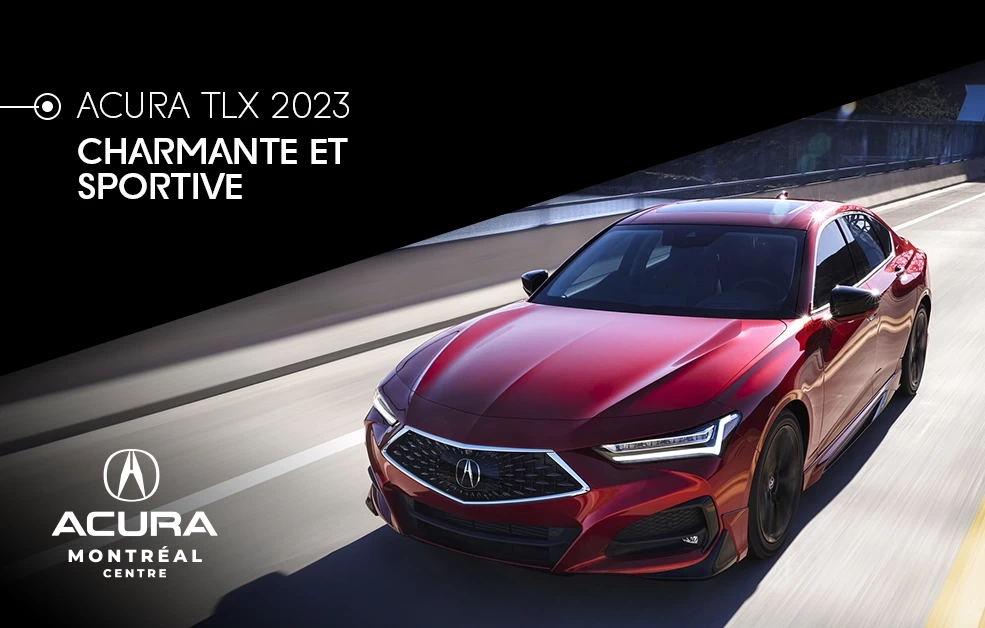 Acura TLX 2023 : charmante et sportive