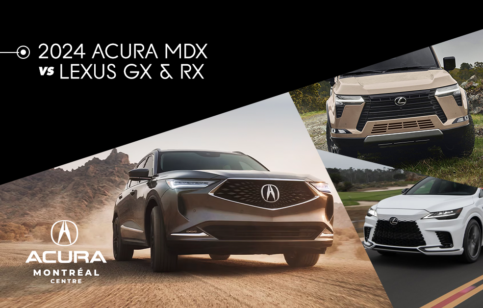 When performance meets prestige: The duel between Acura MDX 2024 and Lexus