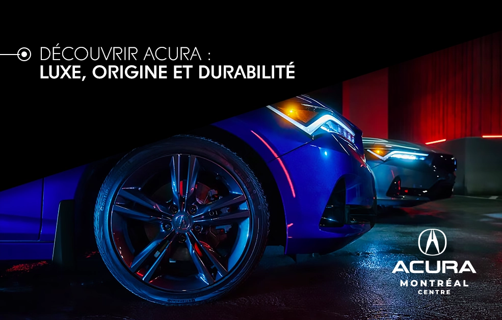 Découvrir Acura : Luxe, origine et durabilité explorés