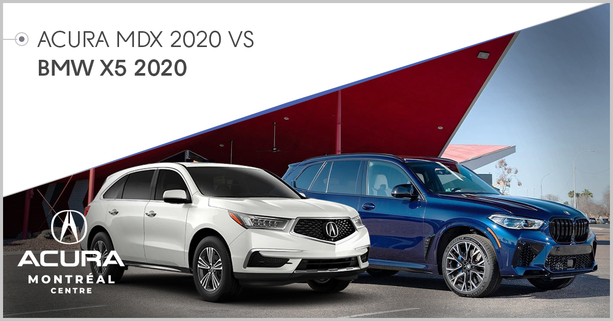 Acura MDX 2020 vs BMW X5 2020