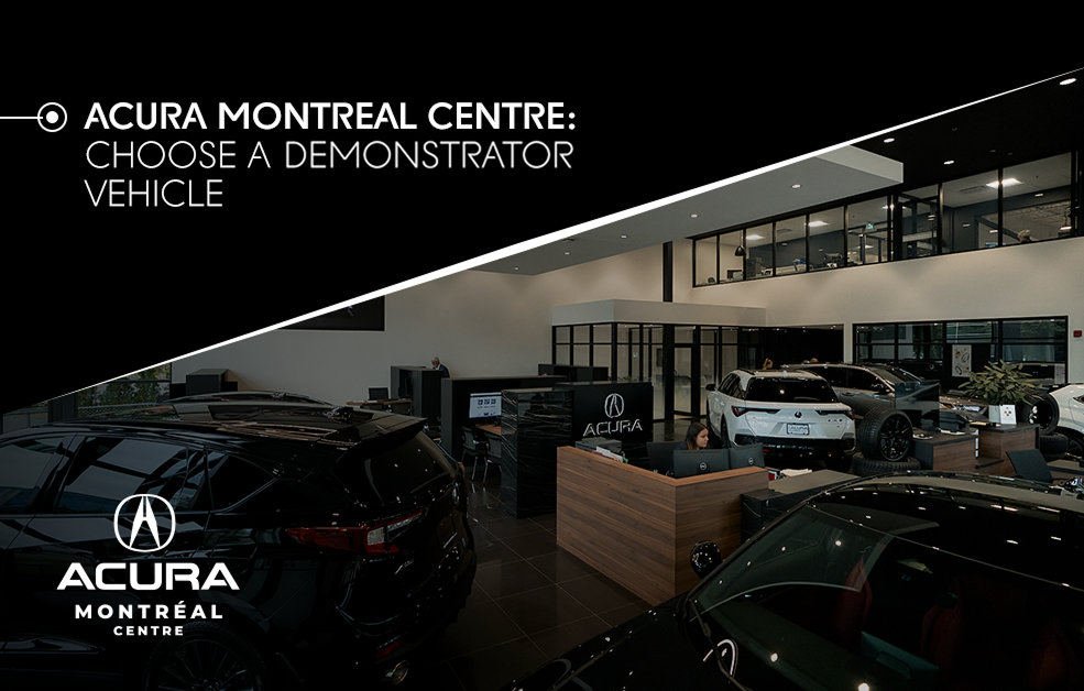 Choose a Acura demonstrator vehicle – The benefits