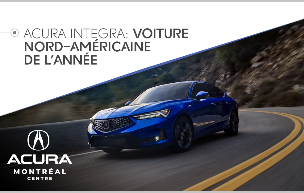 Acura Integra : voiture nord-américaine de l’année