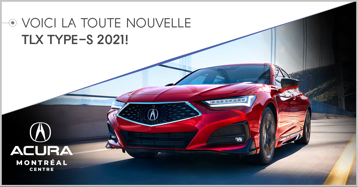 Voici la toute nouvelle Acura TLX Type S 2021