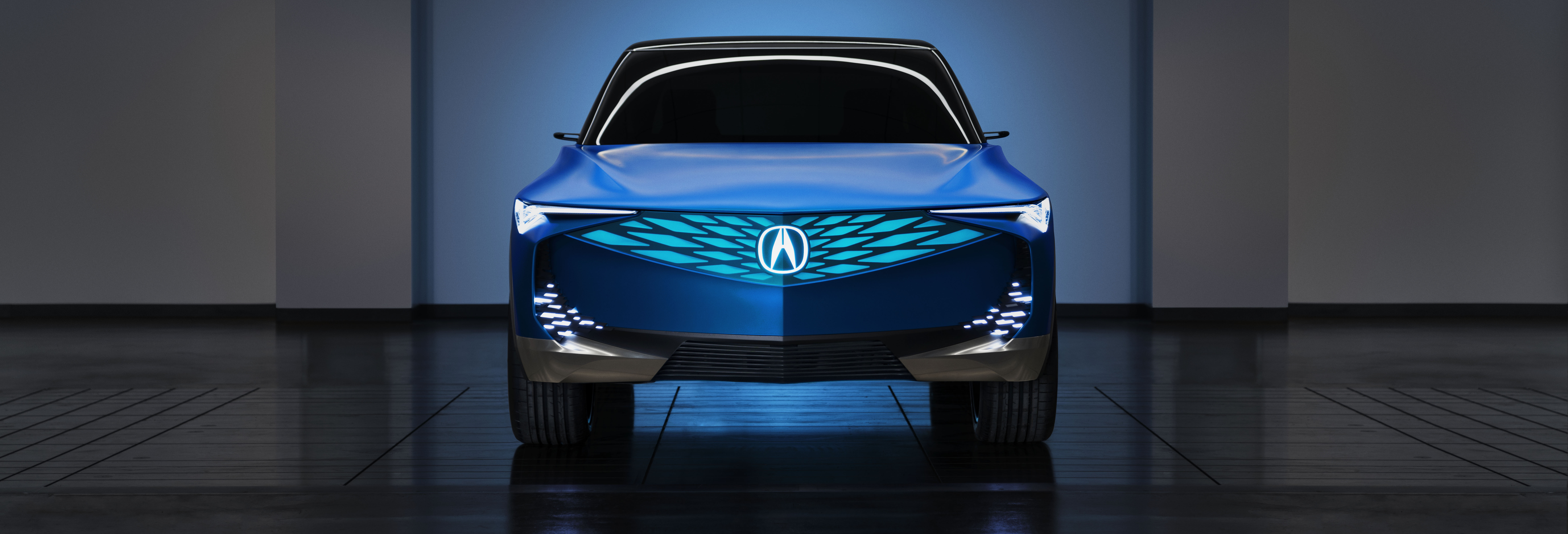 Concept of the exterior of the new 2024 Acura ZDX