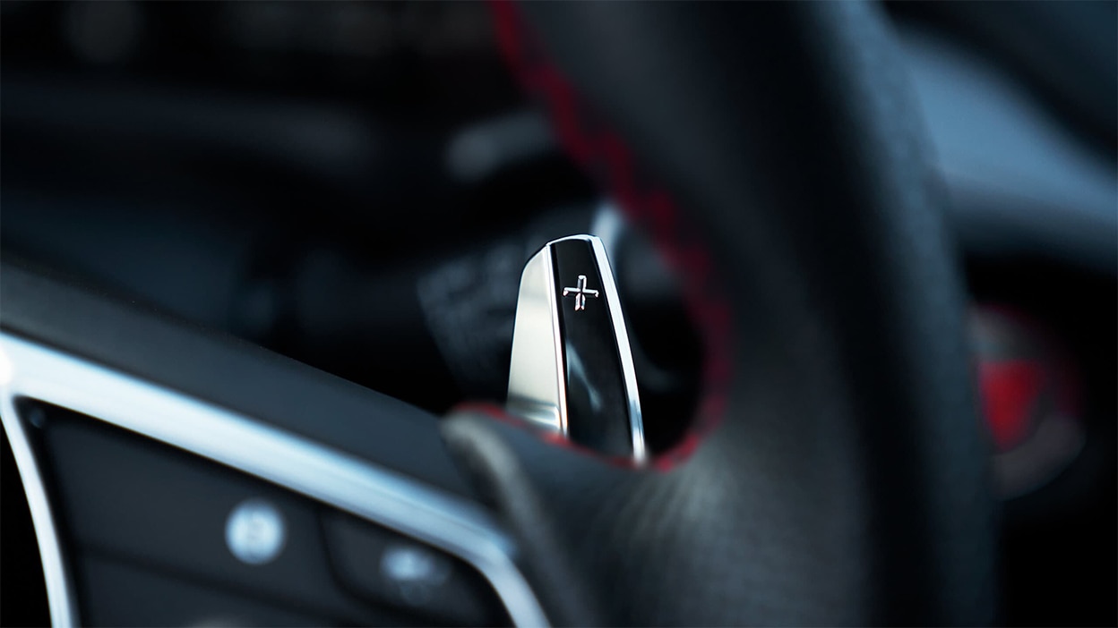 Acura MDX shift paddles. Acura sport driving.