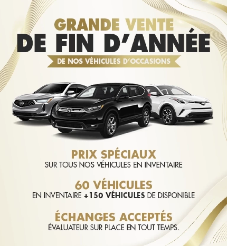 Vente de fin d'année
