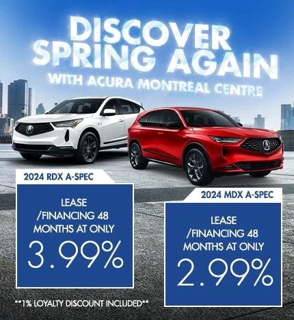 Discover Spring Again wih the RDX and the MDX